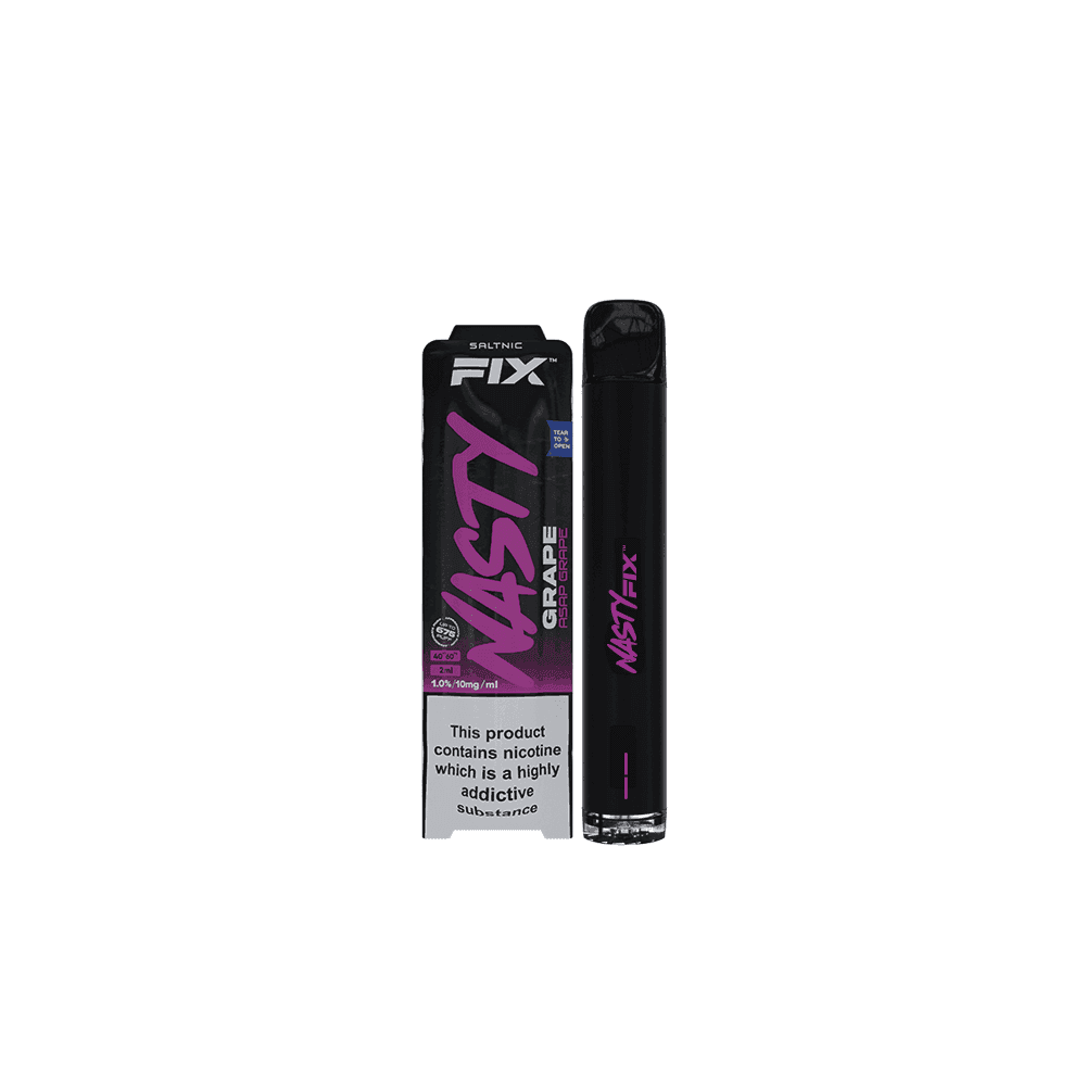 Nasty Fix Disposable Vape ASAP GRAPE 10mg - Click & Vape