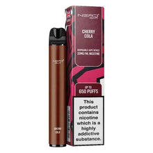 Load image into Gallery viewer, NERD BAR 650 PUFF CHERRY COLA Disposable Vape - Click &amp; Vape