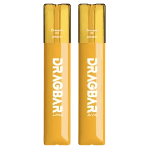 Pineapple Ice By Zovoo Dragbar Z700 SE Disposable Vape 20mg (Twin Pack) - Click & Vape