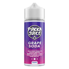 PUKKA JUICE GRAPE SODA 100ML - Click & Vape