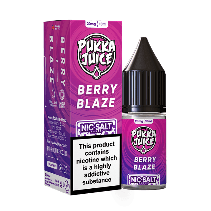 Pukka Juice Nic Salt - Berry Blaze - 10ml - Click & Vape