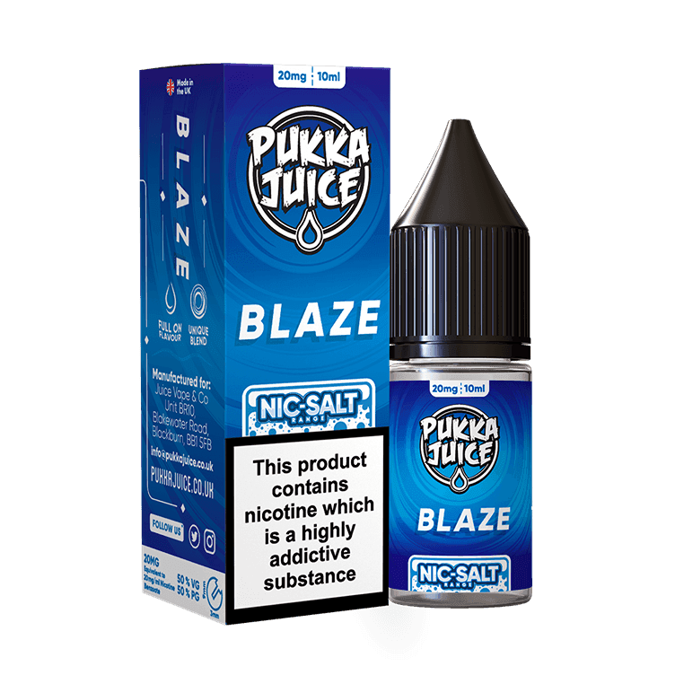 PUKKA JUICE NIC SALT BLAZE NIC SALT 10ML - Click & Vape