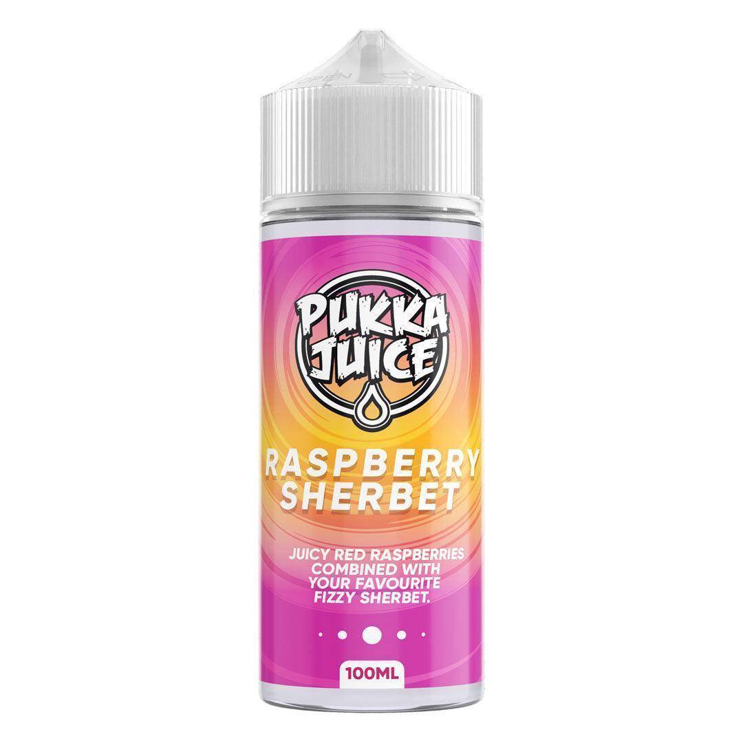 PUKKA JUICE RASPBERRY SHERBET 100ML - Click & Vape