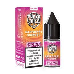 PUKKA JUICE SALT RASPBERRY SHERBET 10/20MG - Click & Vape