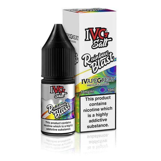 Rainbow Blast Nic Salt E-Liquid By IVG 10ml - Click & Vape