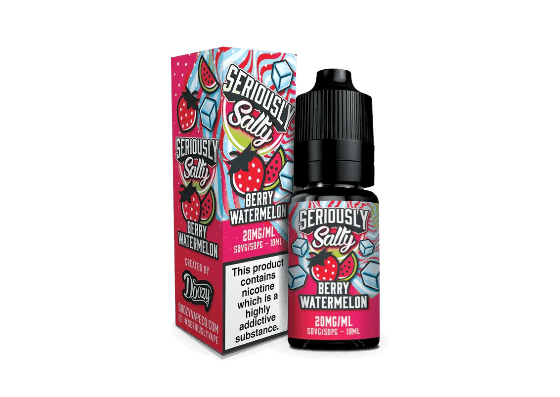 Seriously Salty Nic Salt - Berry Watermelon - 10ml - Click & Vape