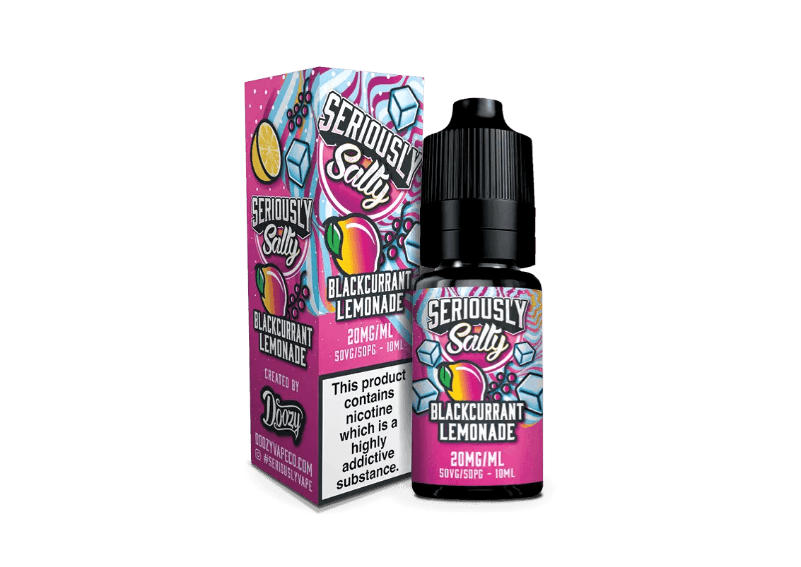 Seriously Salty Nic Salt - Blackcurrant Lemonade - 10ml - Click & Vape