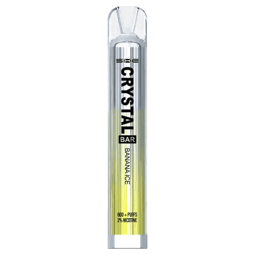 SKE CRYSTAL BAR 600 BANANA ICE Disposable Vape - Click & Vape