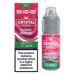 SKE Crystal Original 10ml Nic Salts 10mg BLUEBERRY RASPBERRIES - Click & Vape