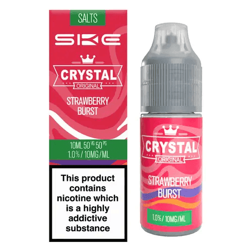 SKE Crystal Original 10ml Nic Salts STRAWBERRY BURST - Click & Vape