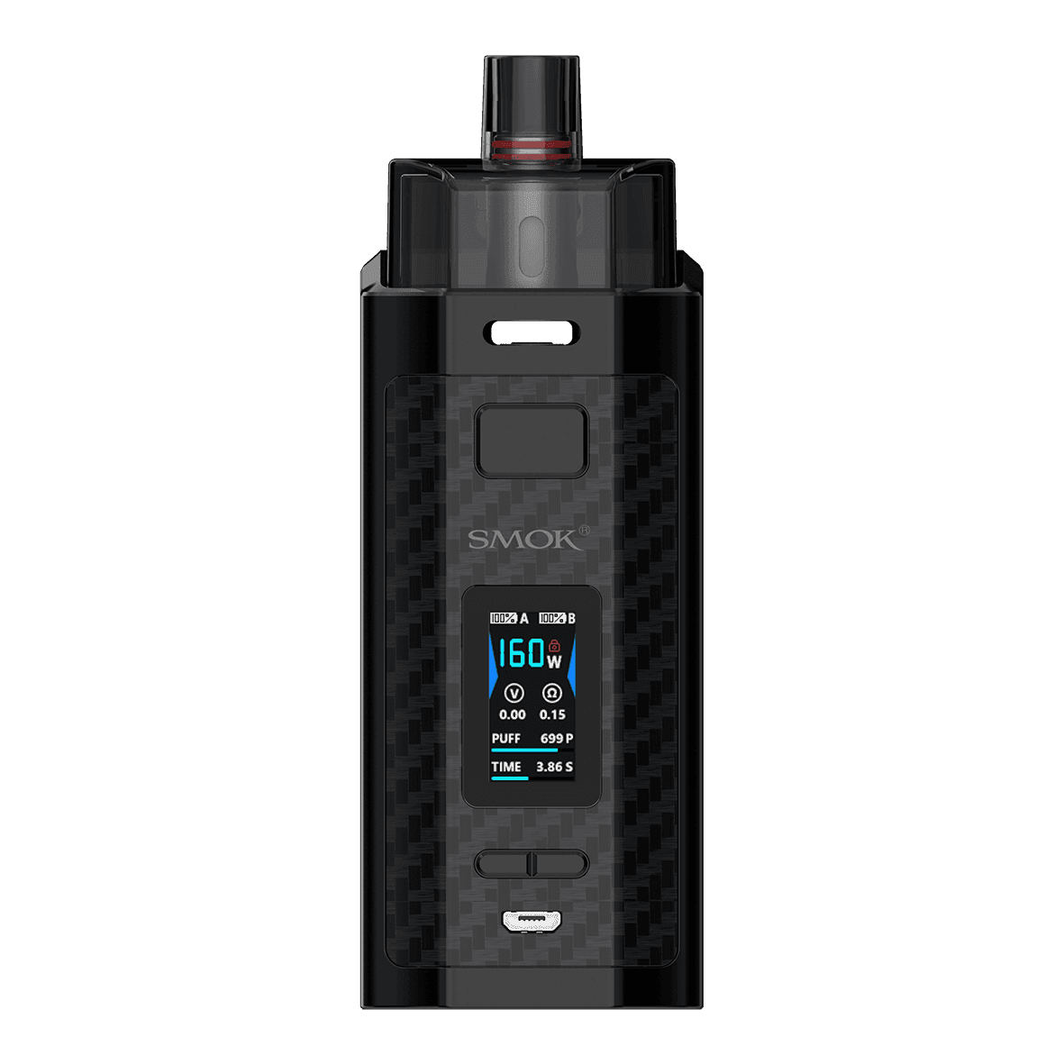 SMOK RPM160 POD BLACK CARBON FIBER - Click & Vape