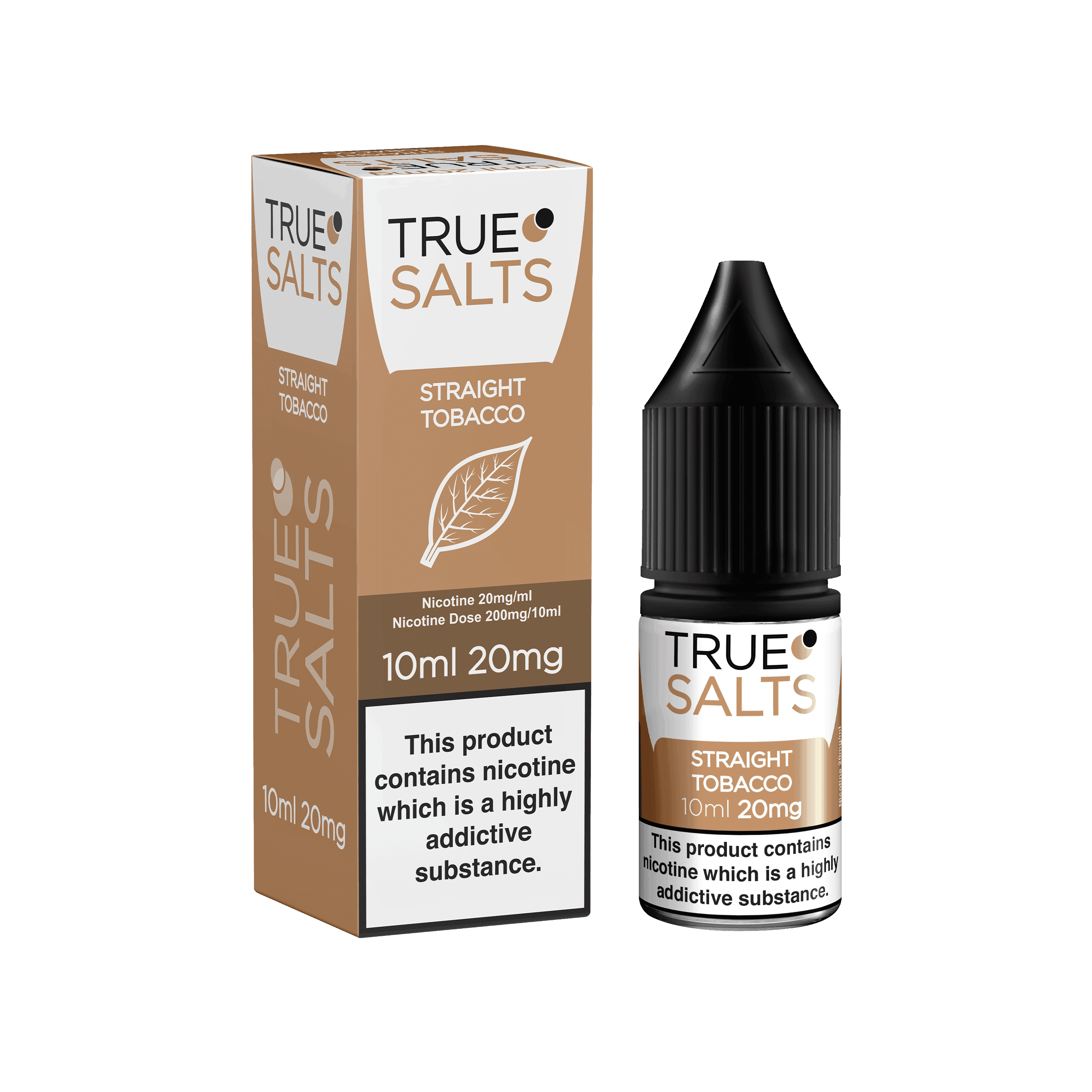 TRUE SALTS STRAIGHT TOBACCO 10/20MG - Click & Vape