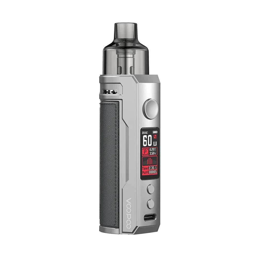 Voopoo Drag S Silver & Dark Grey - Click & Vape