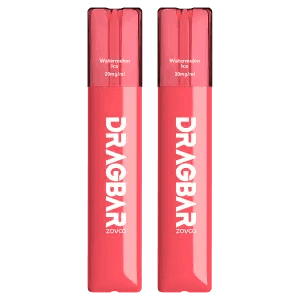 Watermelon Ice By Zovoo Dragbar Z700 SE Disposable Vape 20mg (Twin Pack) - Click & Vape