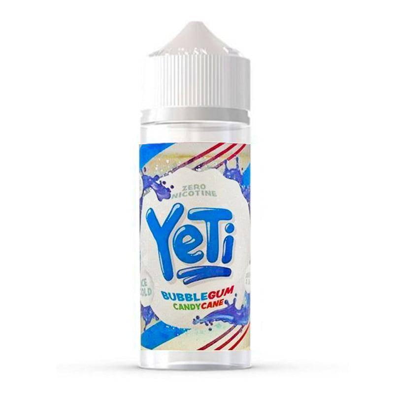 YETI BUBBLEGUM CANDY CANE 0MG 100ML SHORTFILL - Click & Vape