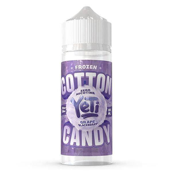 YETI GRAPE AND BLACKBERRY COTTON CANDY 0MG 100ML SHORTFILL - Click & Vape